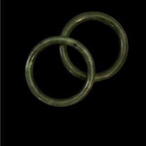 Jade bangle bracelets